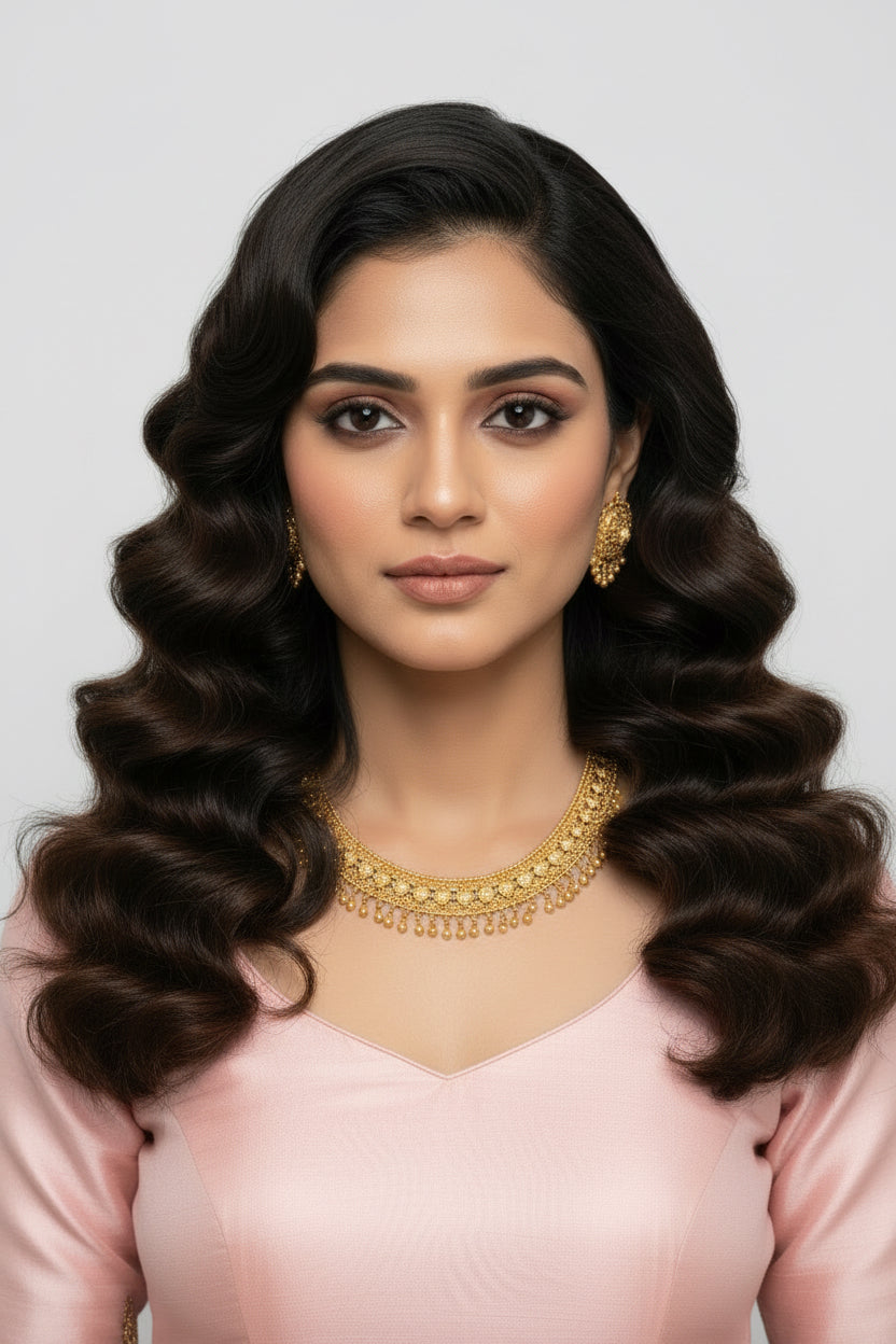 Gold plated gram base necklace
