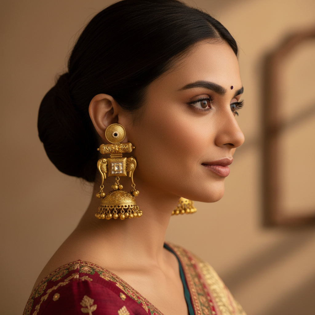 Kashmiri earrings