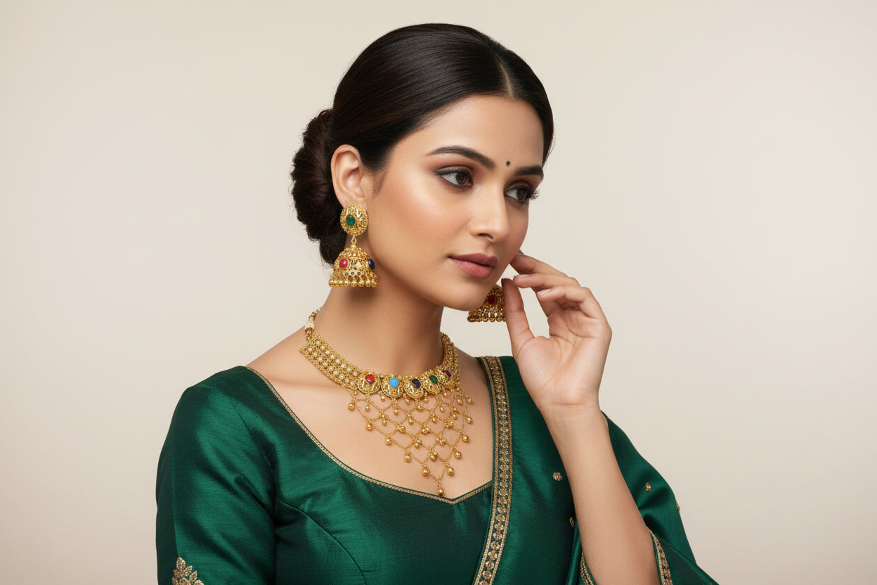 Gram base gold plated set