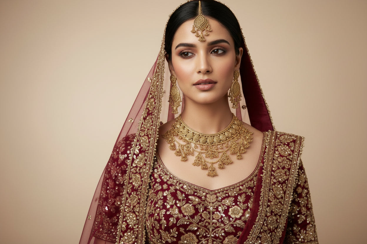 Beautiful gold plated set