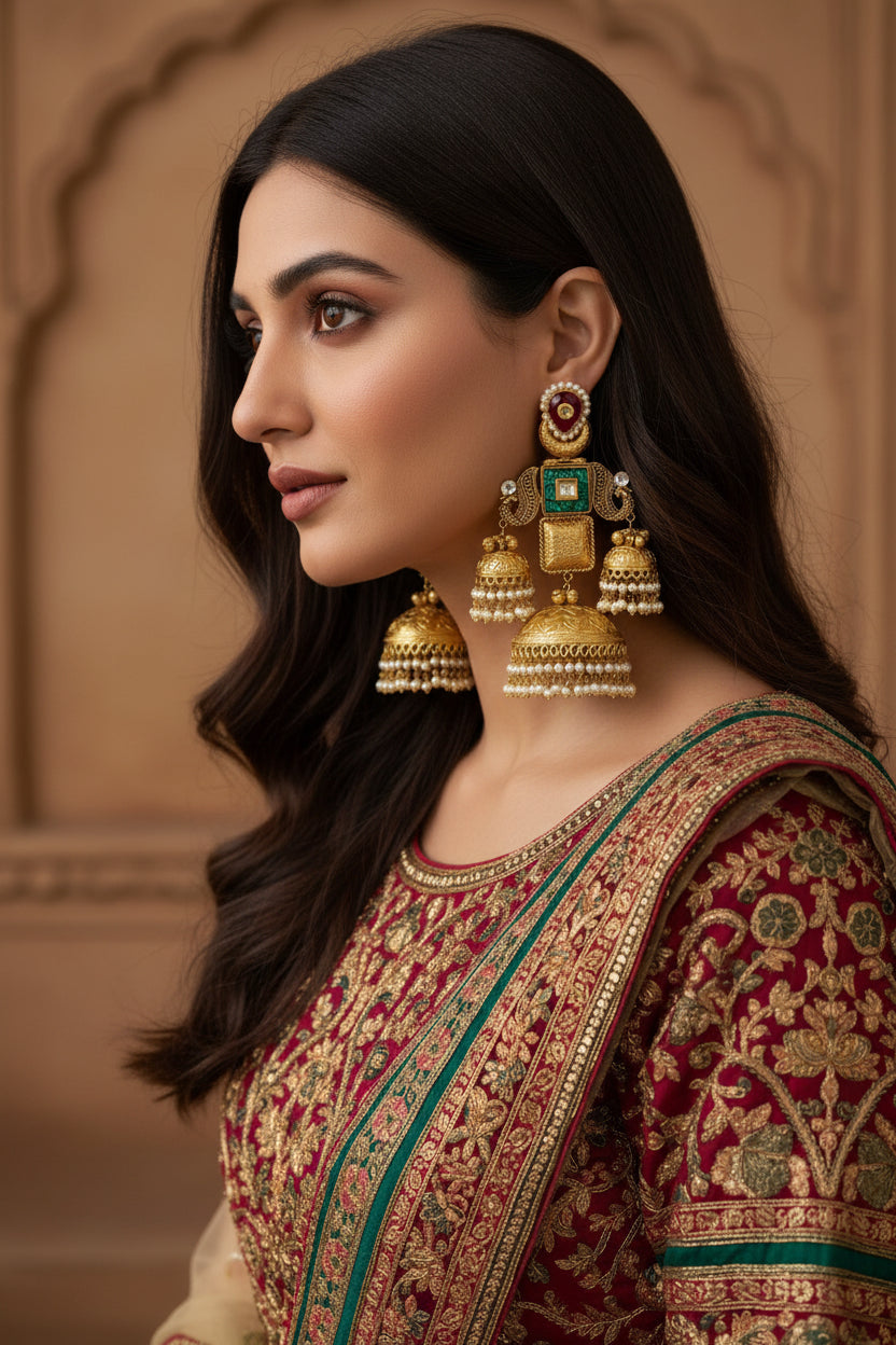Kashmiri earrings