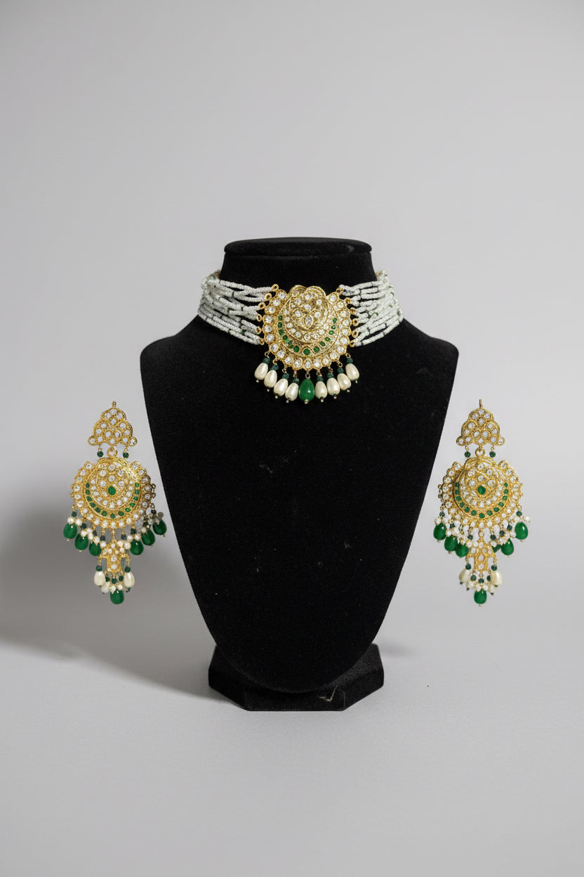 Thappa kundan set