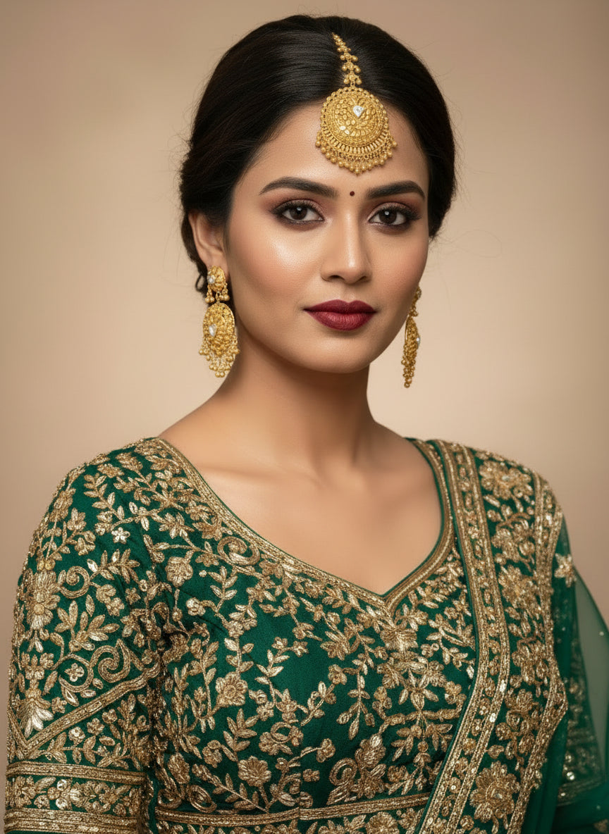 Gold plated tika set