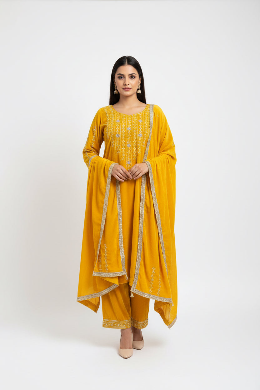 Valvat yellow work suit