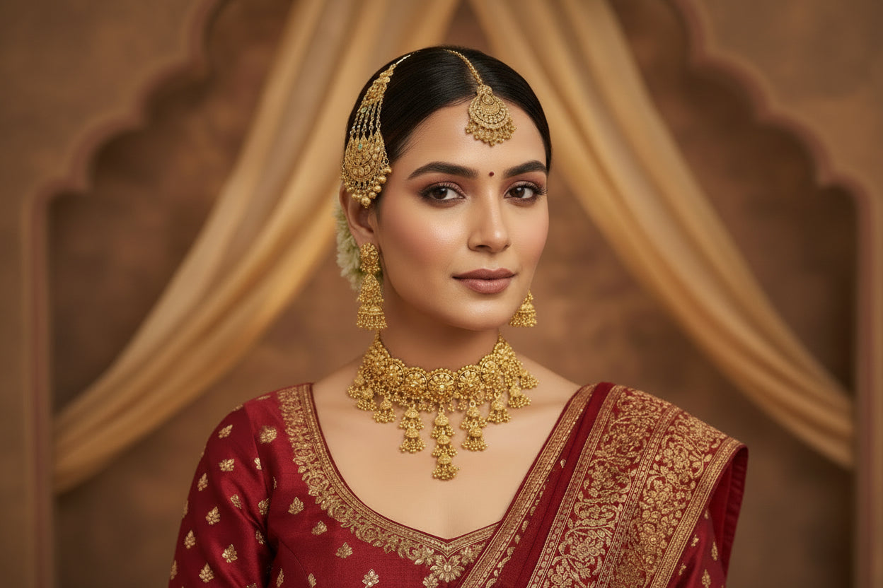 Waterfall gold plated set