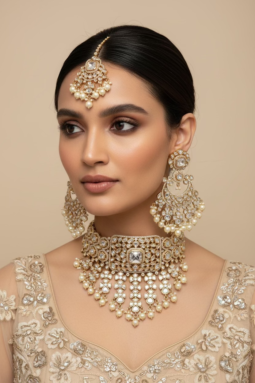 Premium tyani gold set