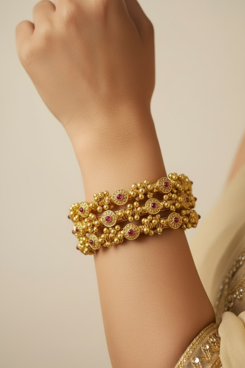 4 set heritage bangles